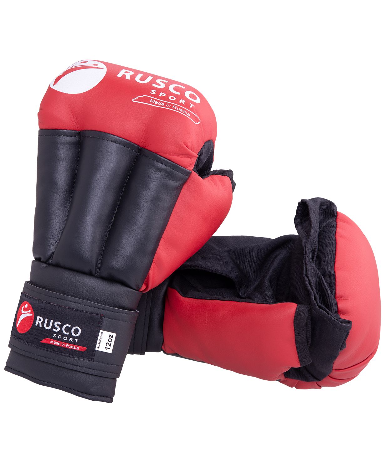 Перчатки для рукопашного боя Rusco Sport р.4-12 цв.красный