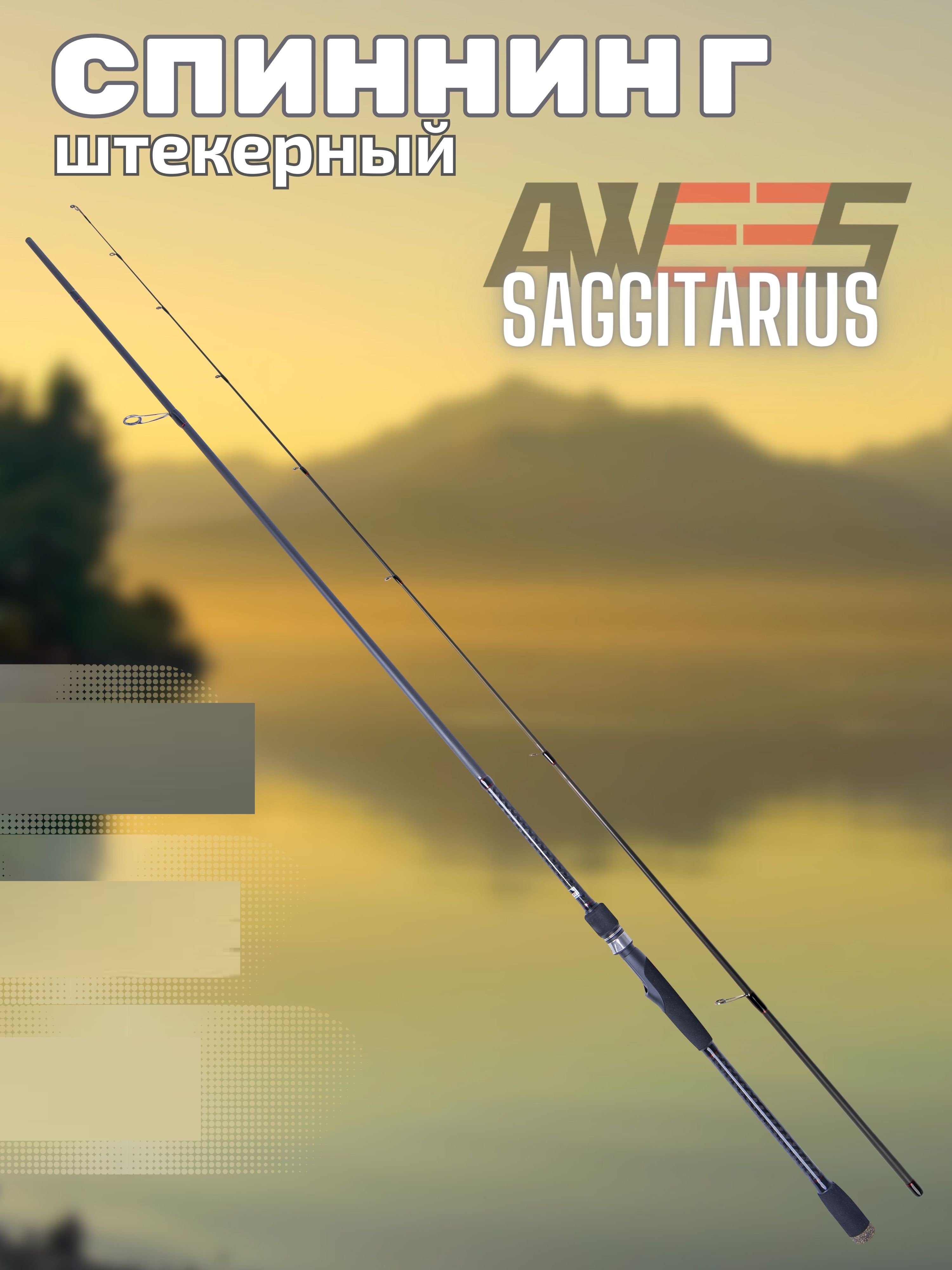 Спиннинг штекерный AWEES Saggitarius