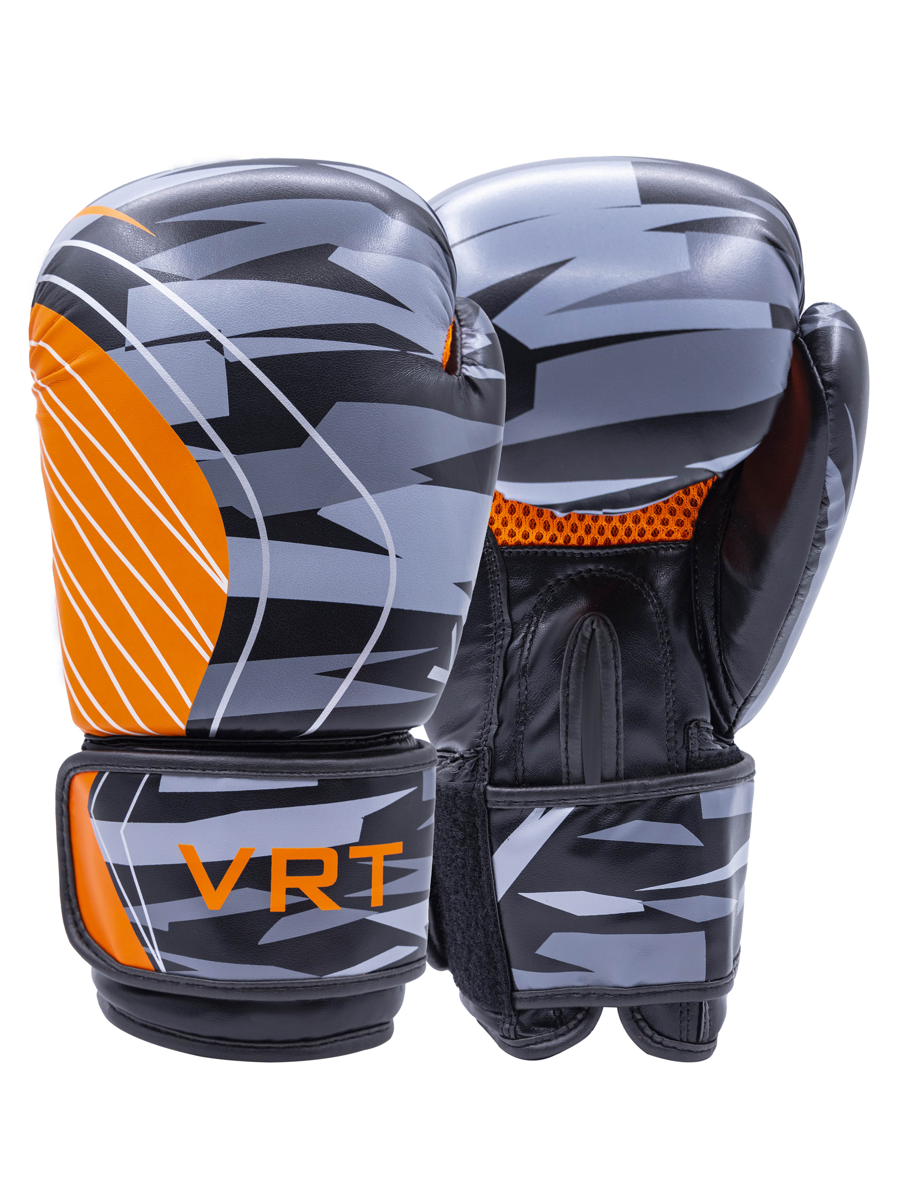 Перчатки боксерские Virtey BG14 10-12ун цв.оранжево-черный