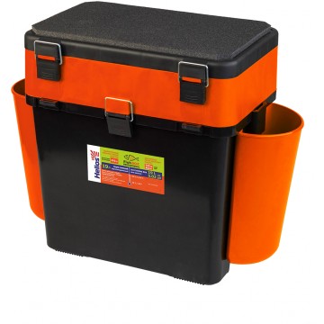 Ящик зимний Helios FishBox 2 секции 19л цв.оранжевый