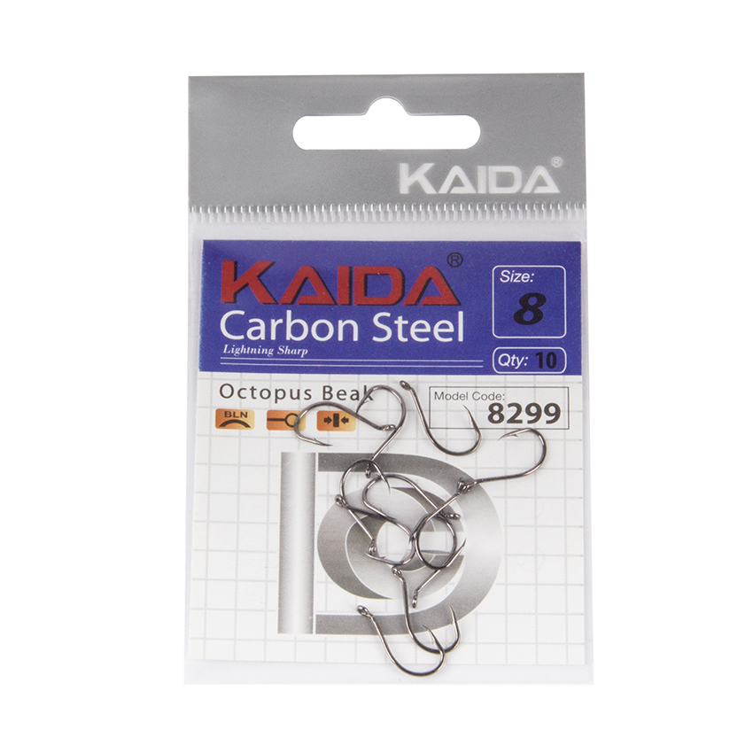 картинка Крючки Kaida Carbon Steel (10шт) от магазина Спортсмен