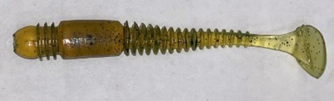 Приманка силиконовая AWEES Fry 3.9" (уп.5шт) цв.хаки