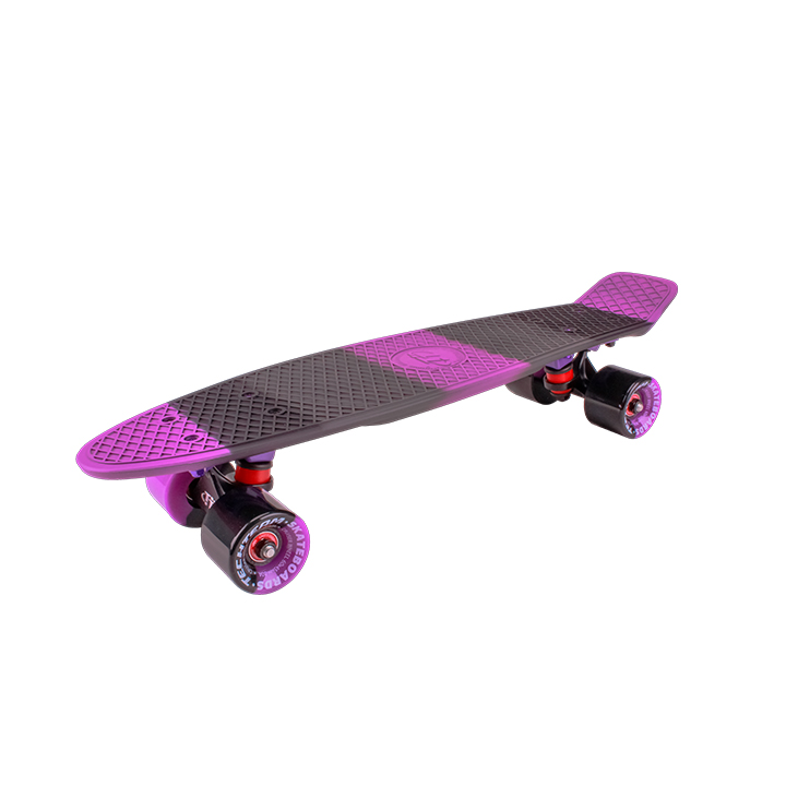 Пенниборд TT TLS-401M Multicolor 22  цв.фиолетово-черный