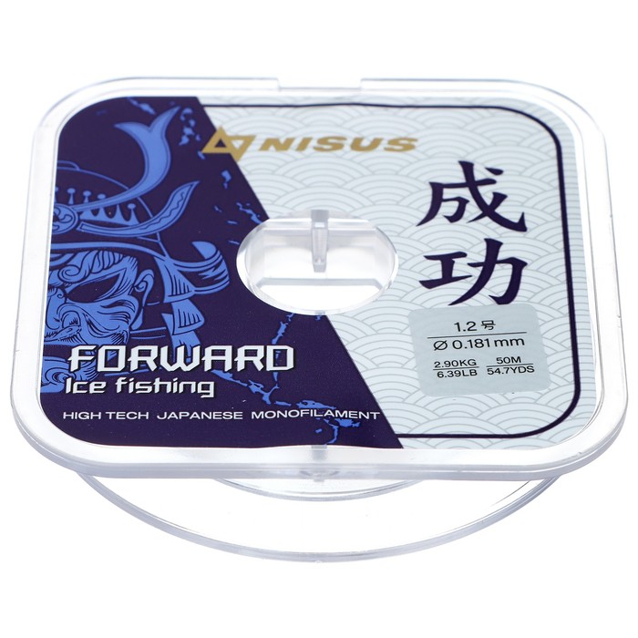 Леска Nisus Forward Ice Fishing Nylon Transparent 50м