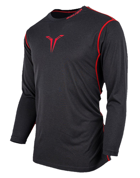 Футболка (дл. рукав) Bauer Sr 1050768 Core LS Hybrid top S-2XL