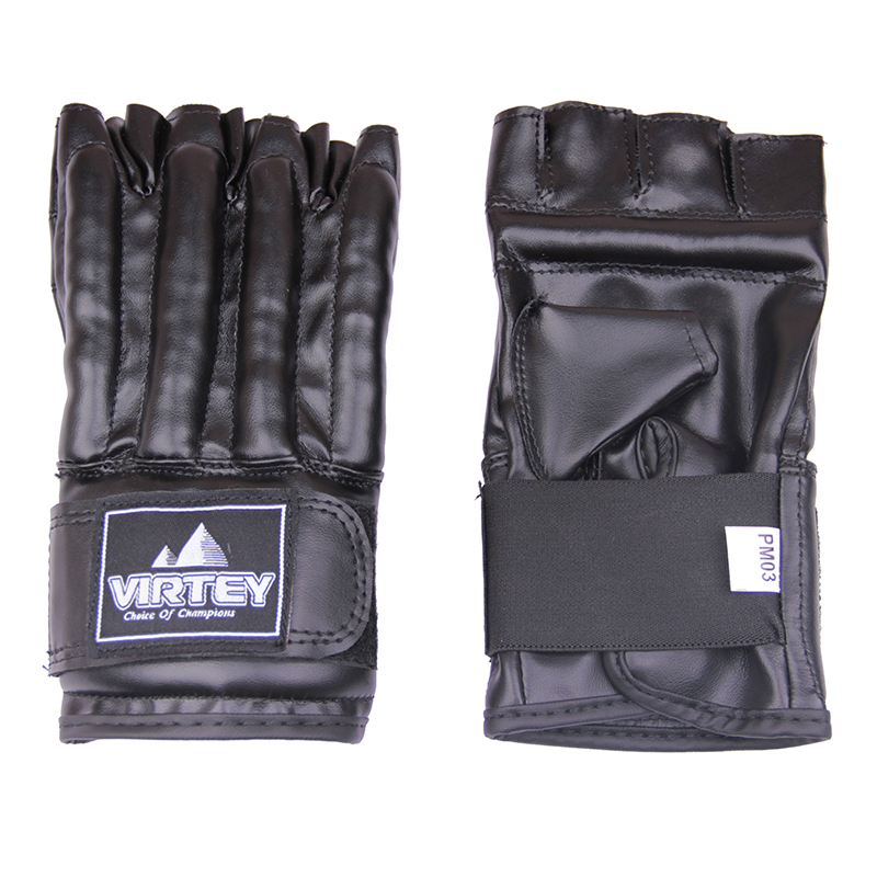 картинка Шингарты Virtey PM03 PU р.S-XL   цв.черный от магазина Спортсмен