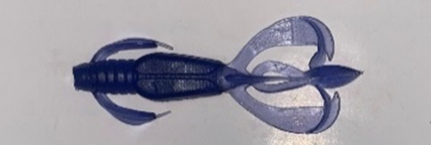 Приманка силиконовая AWEES Cancer 2,8" (уп.6шт) цв.т.синий