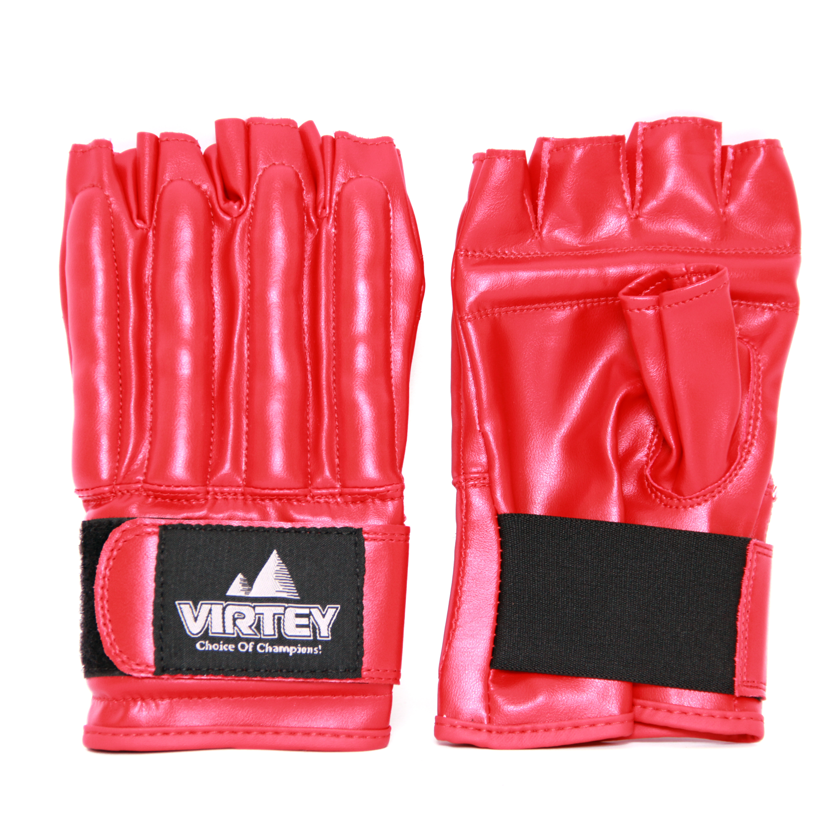 картинка Шингарты Virtey PM04 Leather р.S-XL   цв.красный от магазина Спортсмен