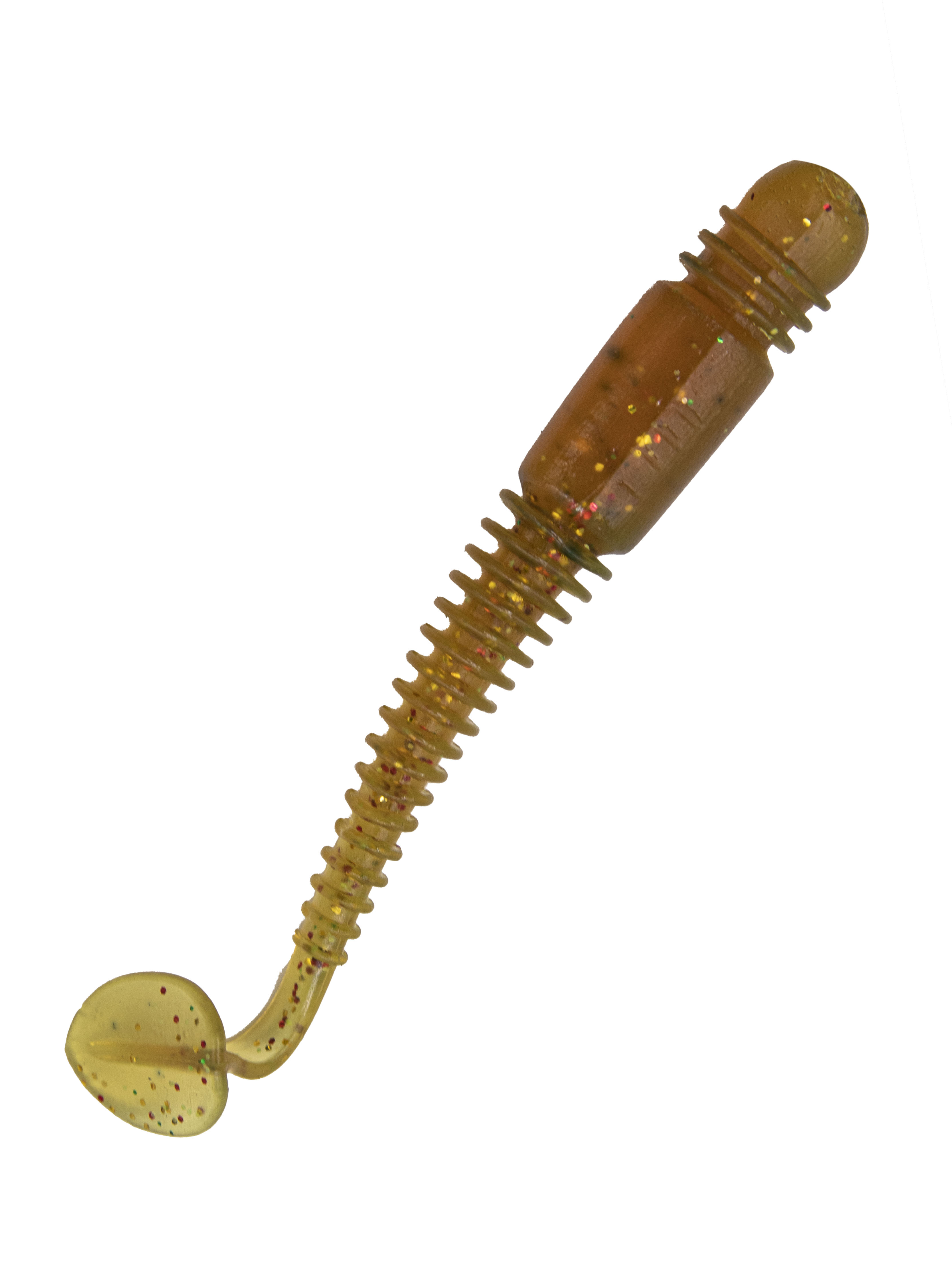 Приманка силиконовая AWEES Fry 3.9" (уп.5шт) цв.светло-коричневый