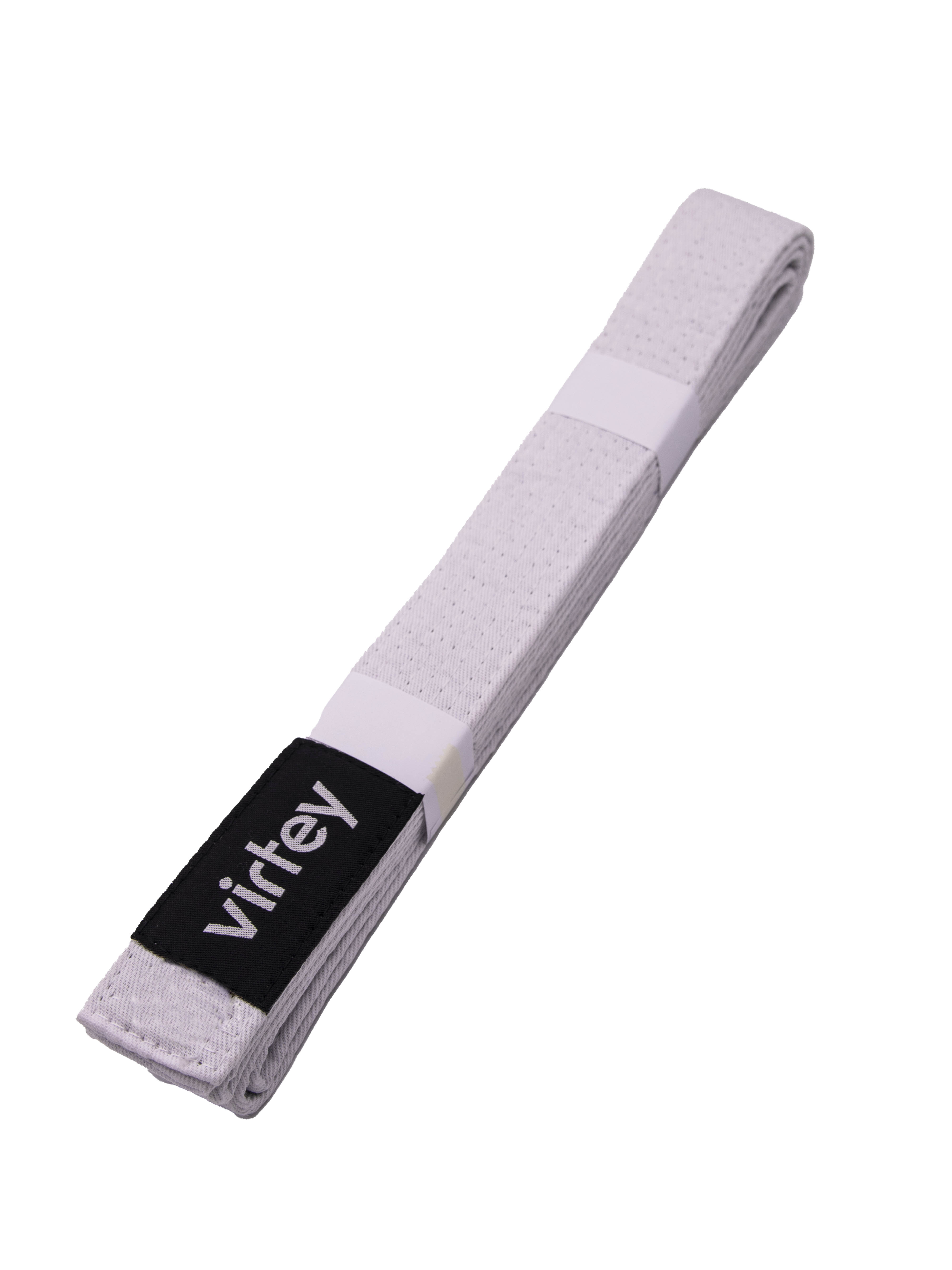 Пояс каратэ/дзюдо Virtey B01 2.6м   цв.белый