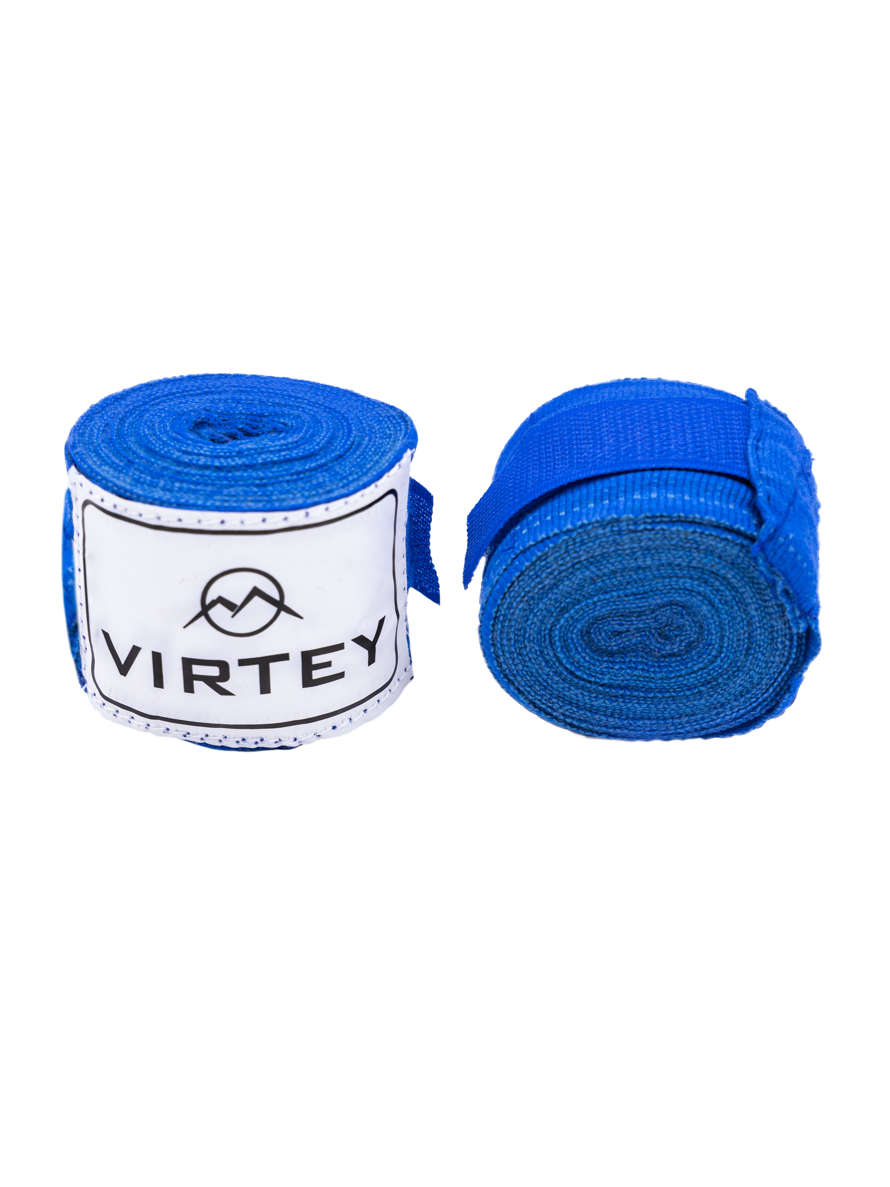 Бинт боксерский Virtey BH02 (хлопок) 2.5-4м цв.синий