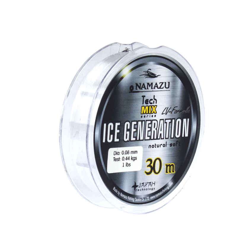 картинка Леска Namazu Ice Generation прозрачная 30м от магазина Спортсмен