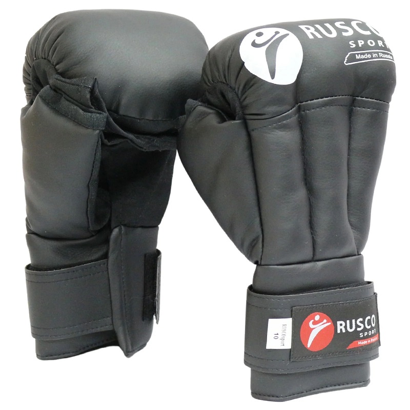 Перчатки для рукопашного боя Rusco Sport р.4-12 цв.черный