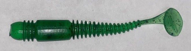 Приманка силиконовая AWEES Fry 3.9" (уп.5шт) цв.зеленый