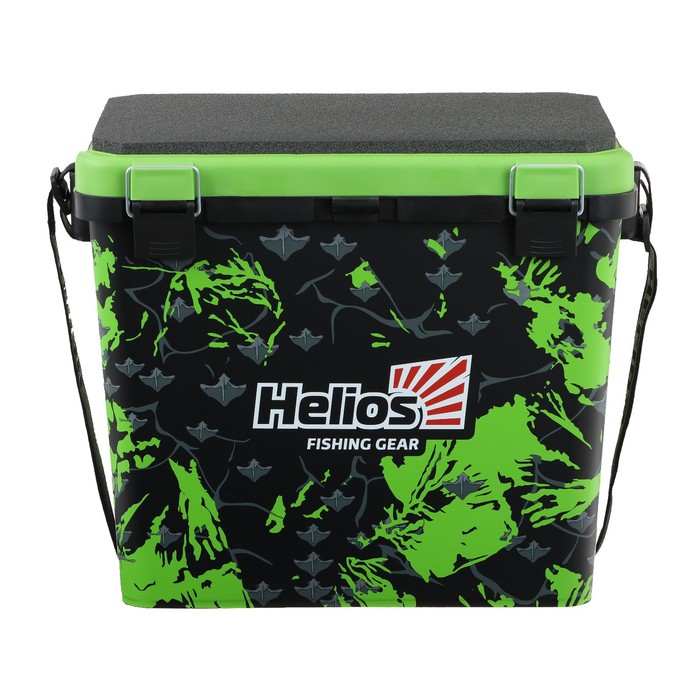 Ящик зимний Helios Shark 1 секция 19л  цв.салатовый