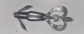 Приманка силиконовая AWEES Cancer 2,8" (уп.6шт) цв.серебристый
