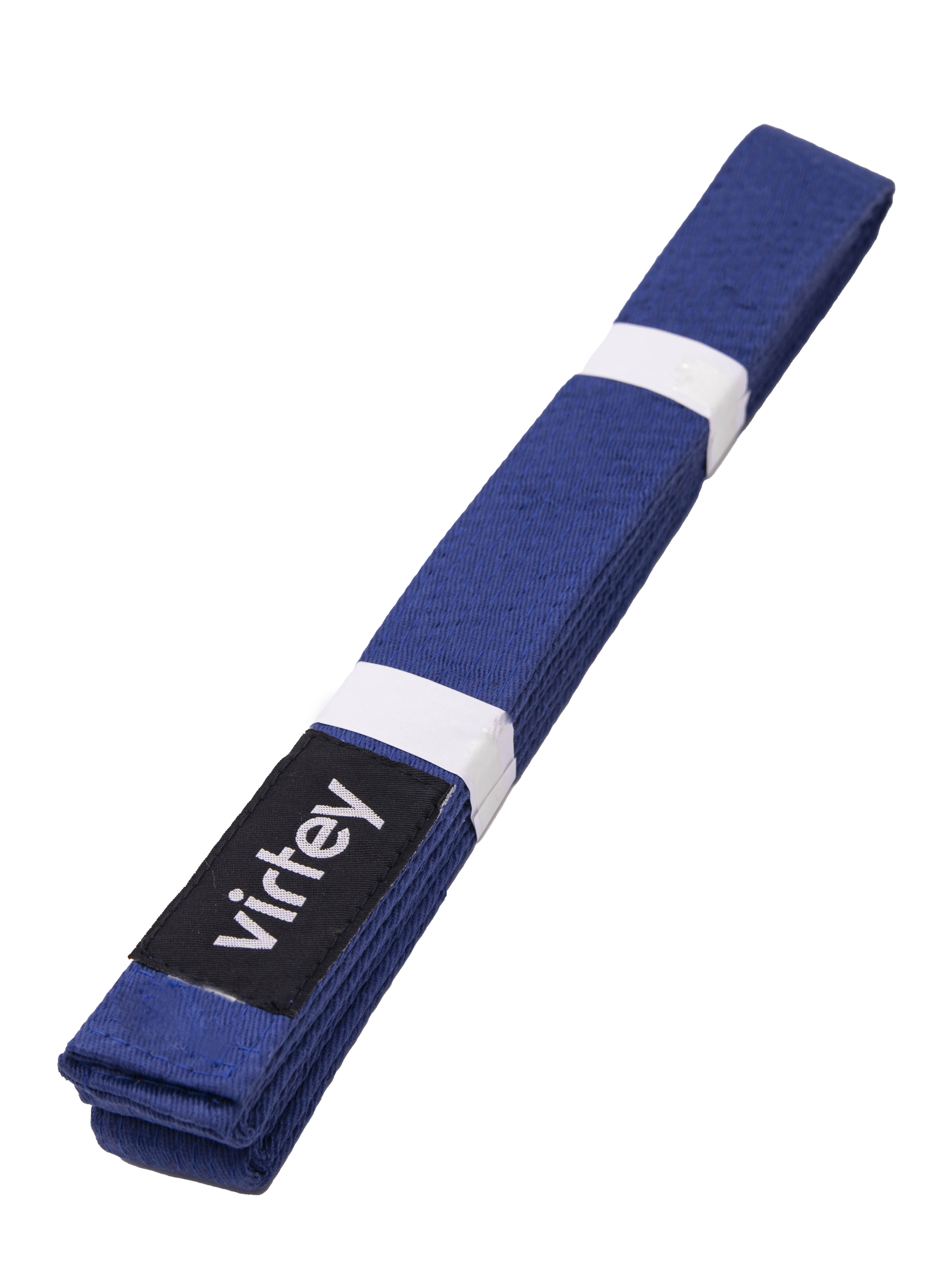Пояс каратэ/дзюдо Virtey B01 2.6м   цв.синий