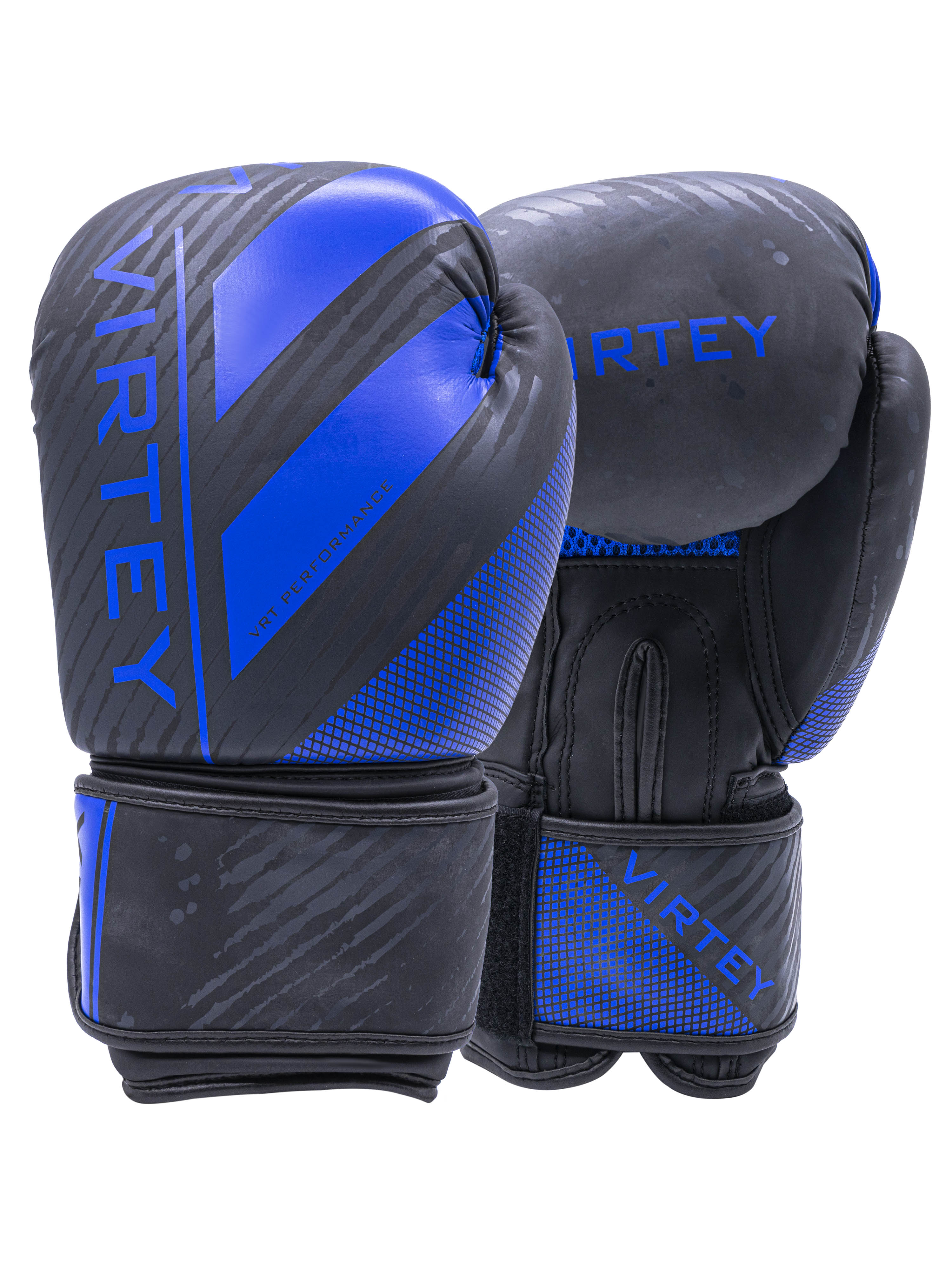 Перчатки боксерские Virtey BG13 Warrior 6-14ун цв.сине-черный