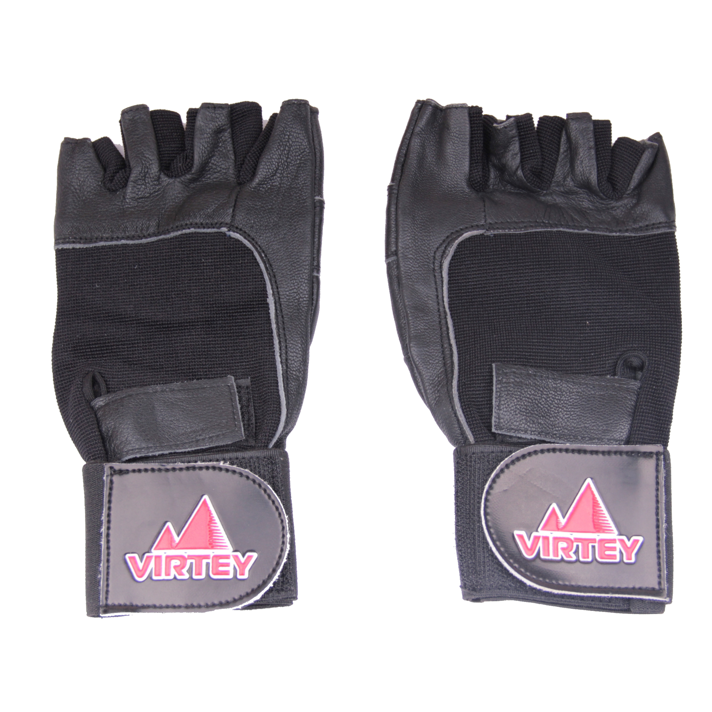 картинка Перчатки д/т.атлетики и фитнеса Virtey WLG04 S-XL цв.черный от магазина Спортсмен