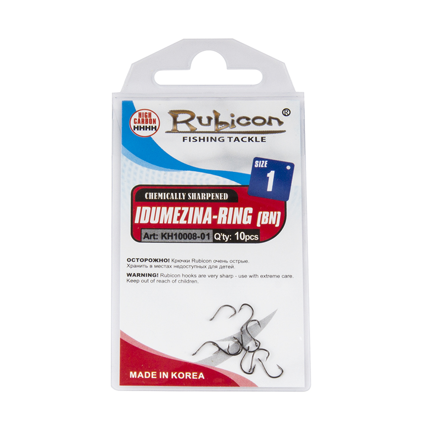 картинка Крючки Rubicon KH10008 Idumezina-Ring (10шт.) от магазина Спортсмен