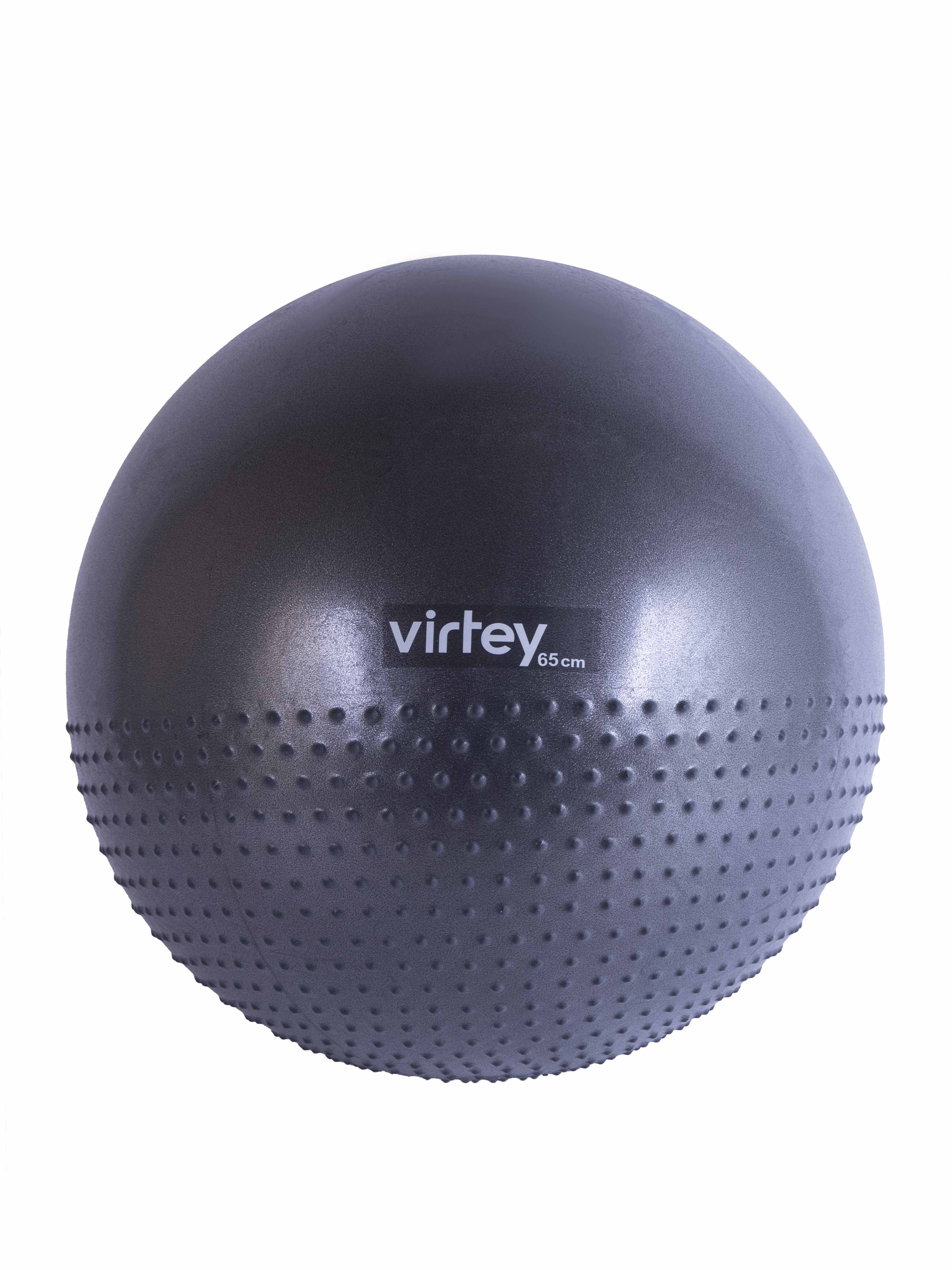 Фитбол Virtey LGB-1504 полумассажный 65см цв.серый