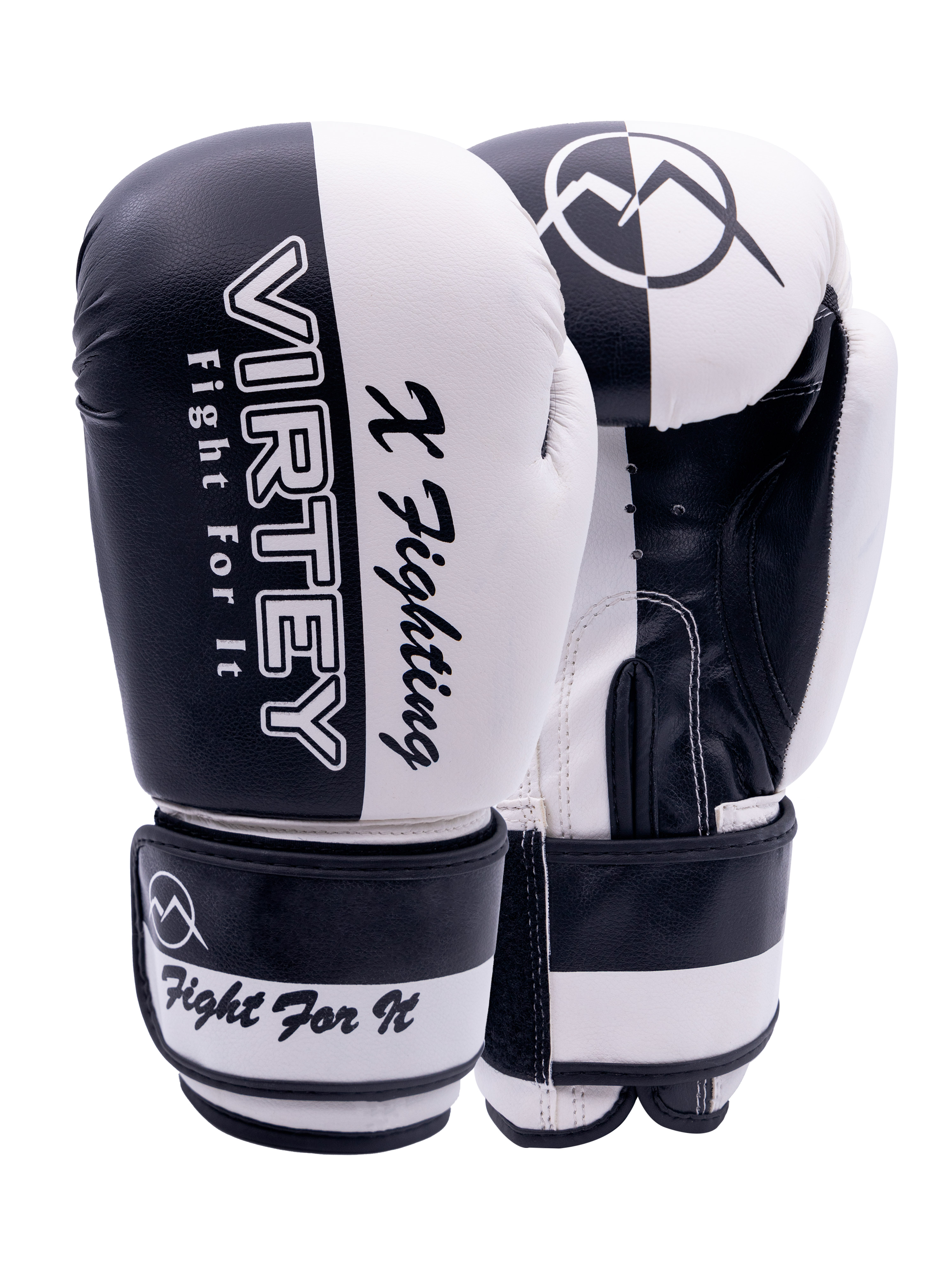Перчатки боксерские Virtey BG06 X Fighting 6-14ун цв.черно-белый