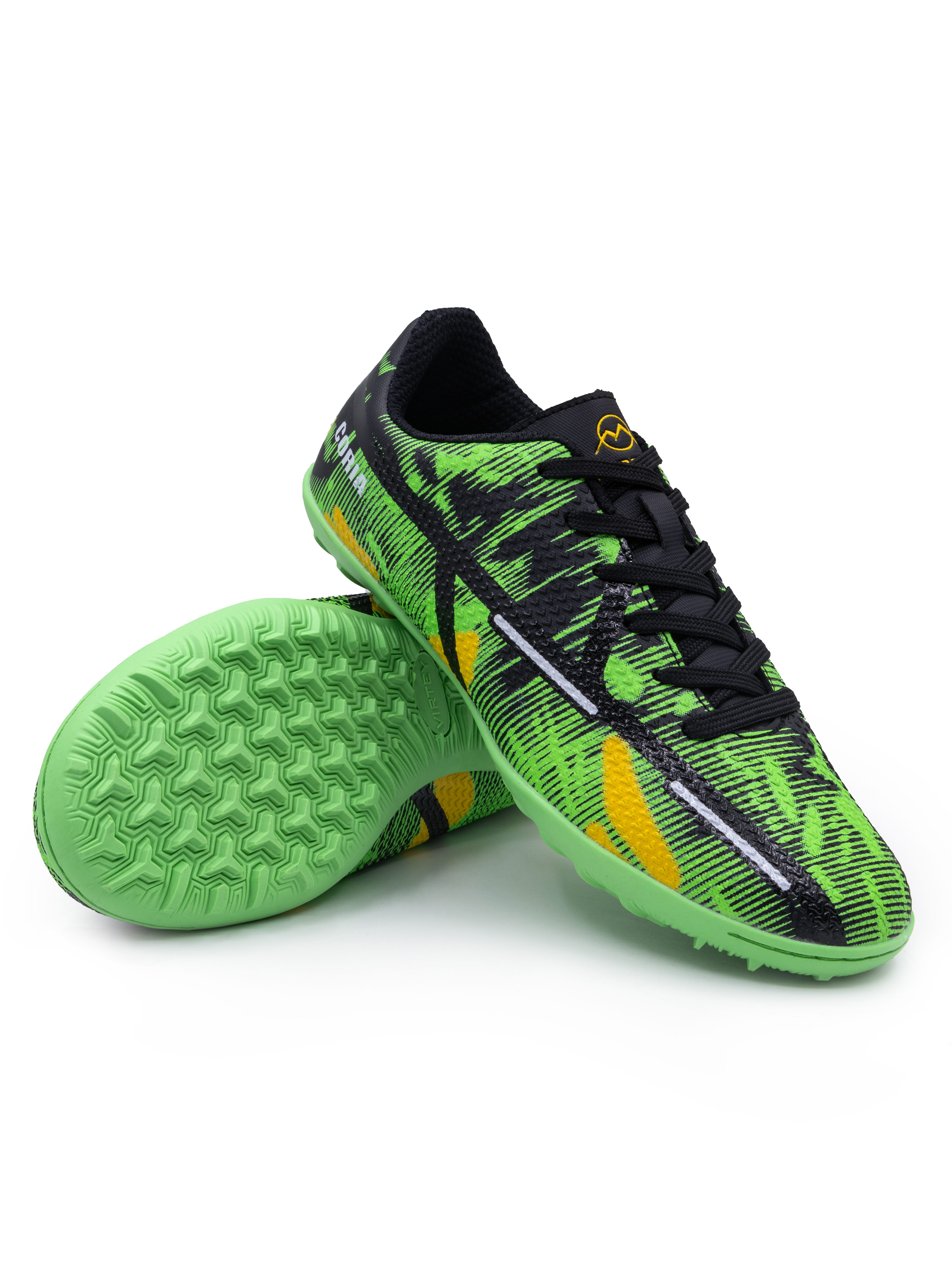 Многошиповки Virtey 23876 Coria р.33-45 цв.зелено-черный