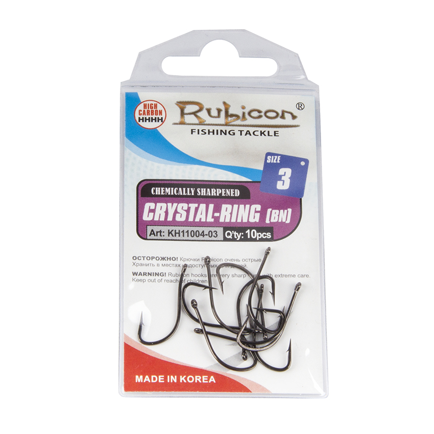 картинка Крючки Rubicon KH11004 Crystal-Ring (10шт.) от магазина Спортсмен