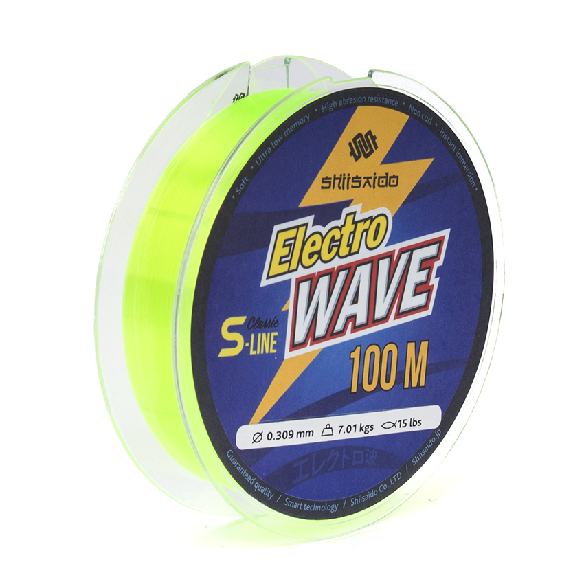 картинка Леска Shii Saido Electro wave желтая 100м цв.желтый от магазина Спортсмен