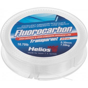 Леска Helios Fluorocarbone Transparent 30м