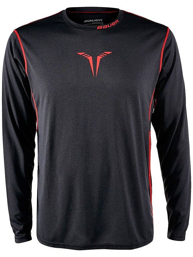 Футболка (дл. рукав) Bauer Yr 1050769 Core LS Hybrid top S-2XL