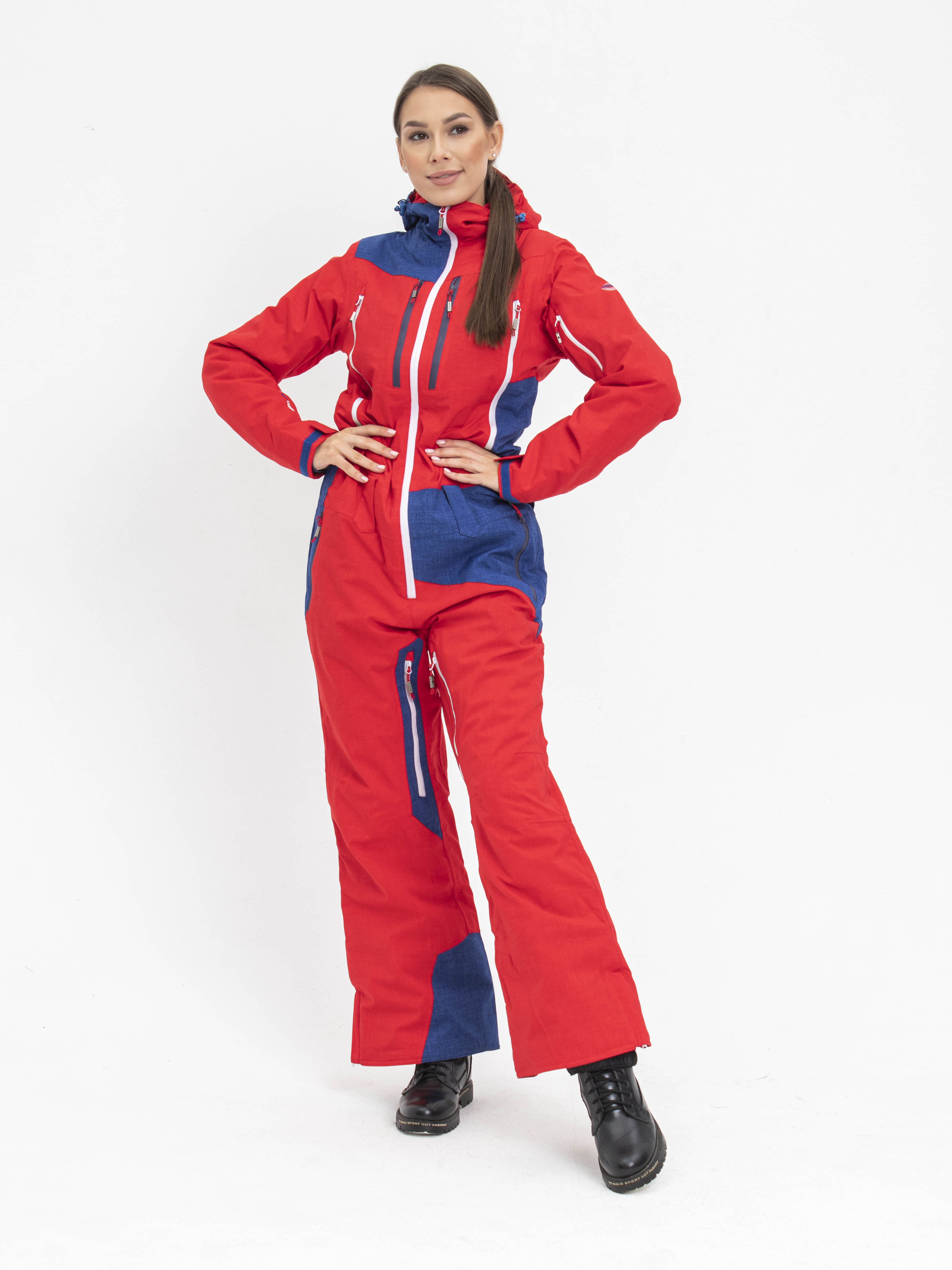 Комбинезон Snow-Headquarter B-8718 женский  р.S-XL цв.красный