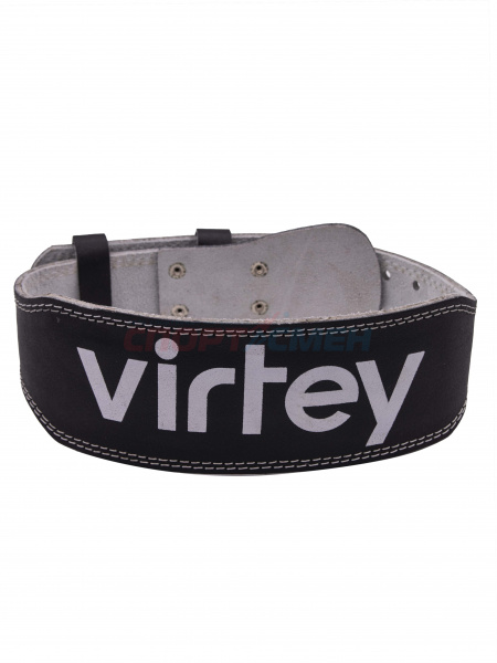Пояс т/а Virtey WLB02 кожа S-XL цв.черный