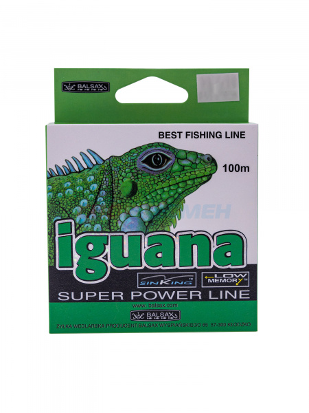 Леска. IGUANA прозрачная 100м