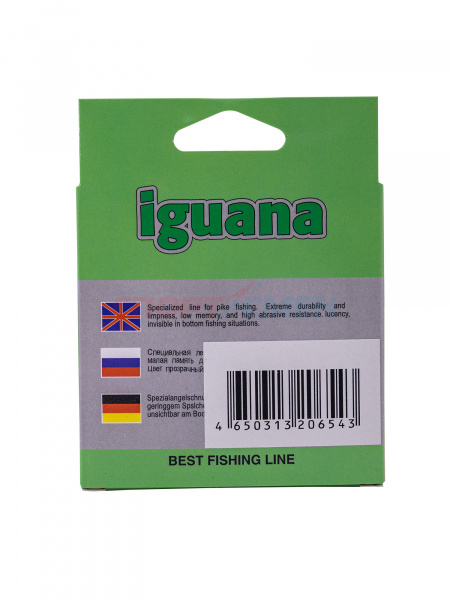 Леска. IGUANA прозрачная 100м