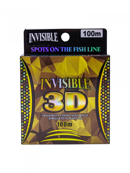 Леска. INVISIBLE 3D 100м