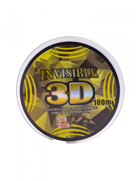 Леска. INVISIBLE 3D 100м