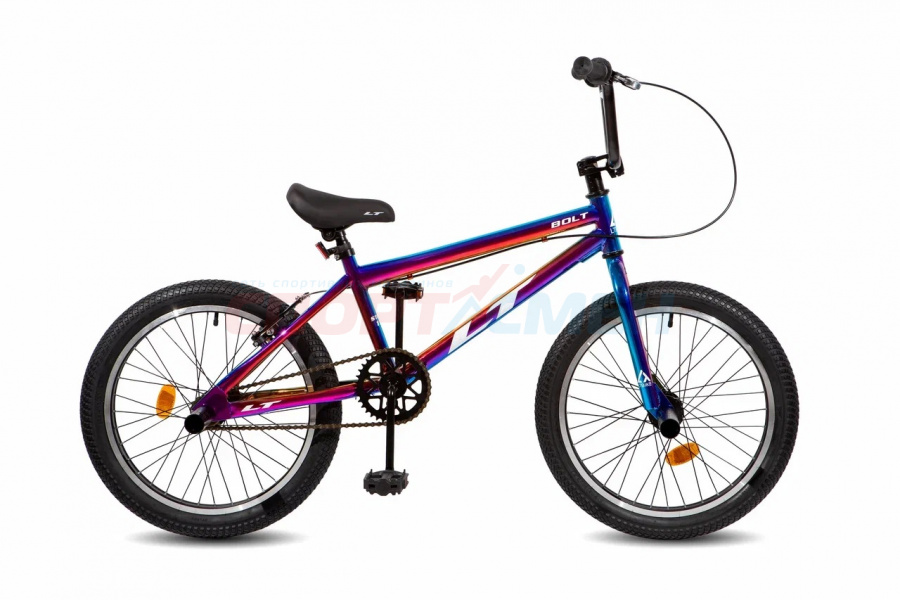 Велосипед LTBIKE Bolt BMX (1-ск) 20" цв.фиолетово-синий