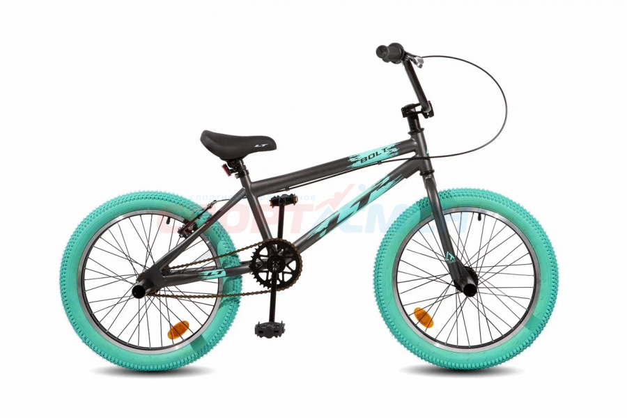 Велосипед LTBIKE Bolt BMX (1-ск) 20" цв.серый