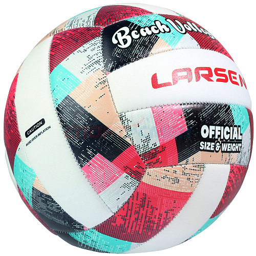 Мяч волейбольный Larsen Beach Volleyball  цв.голубо-розовый