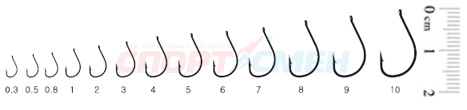 Крючки Rubicon KH10078 Keiryu-Ring (10шт.)