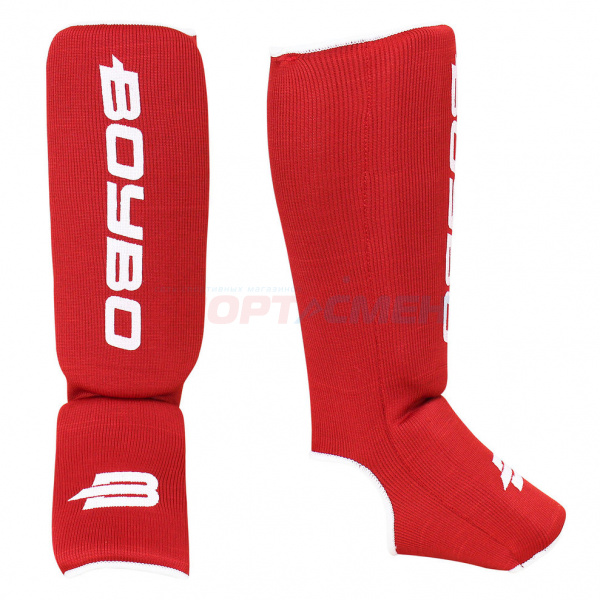 Защита голени и стопы BoyBo р.XS-XL цв.красный