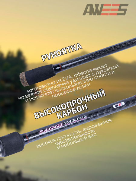 ***Спиннинг штекерный AWEES Saggitarius***