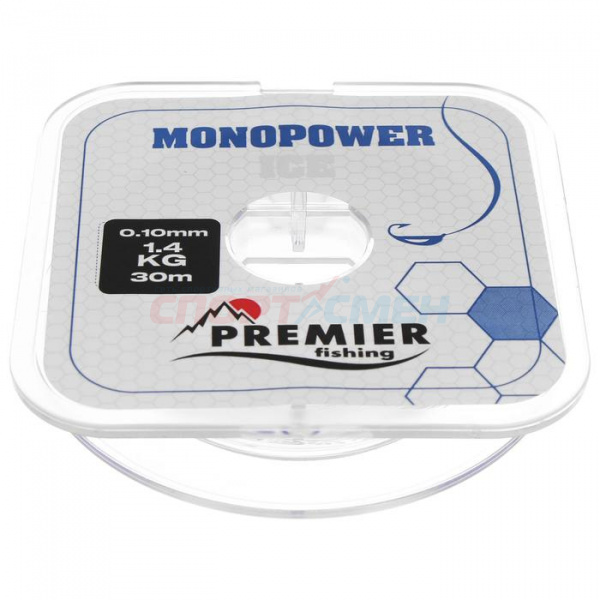 Леска Helios Monopower UNIVERSAL Clear Nylon PREMIER fishing 30м