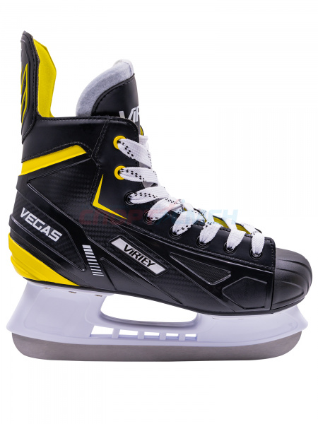 Коньки хоккейные Virtey Vegas PW-207 р.35-46 цв.желто-черный