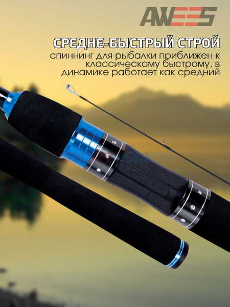 Спиннинг штекерный AWEES BlueBird