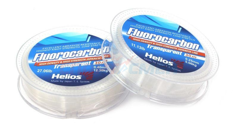 Леска Helios  Flurocarbon Transparent 30м
