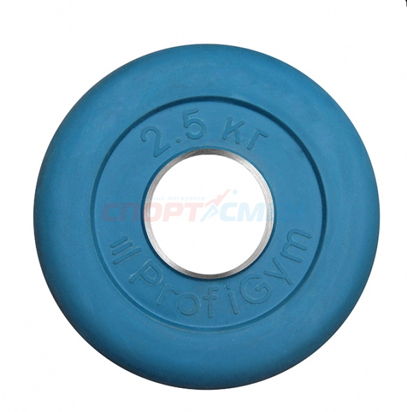 Диск обрезин.(цветной) ProfiGym d 51мм 2,5кг