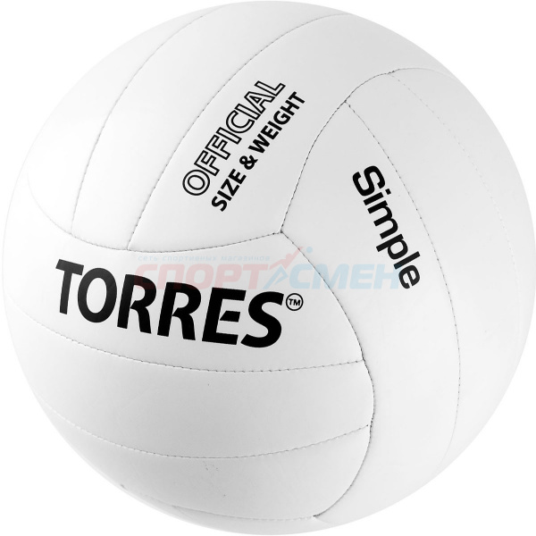 Мяч волейбольный TORRES V32105 Simple р.5