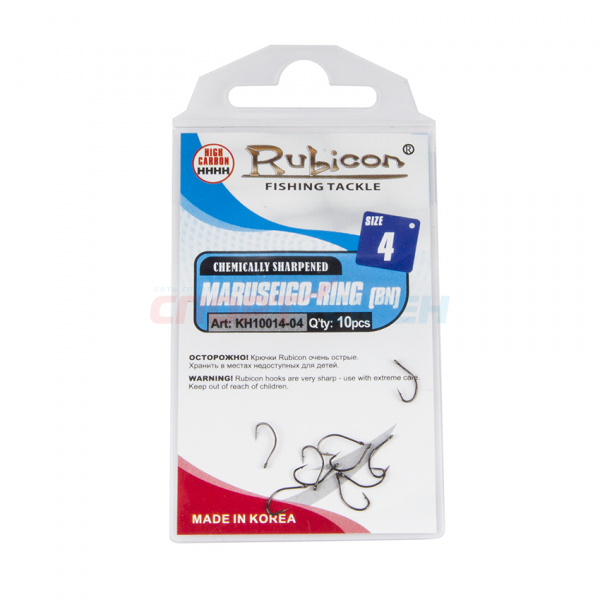 Крючки Rubicon KH10014 Maruseigo-Ring (10шт.)